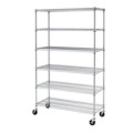 Chrome Wire Mesh Shelf Metal Wire Shelves ESD Wire Trolley